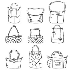 Image showing vector collection of woman's accessories