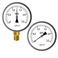 Image showing The gas manometer