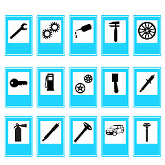 Image showing Auto Car Repair Service Icon Symbol