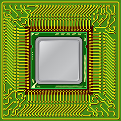 Image showing The modern computer is the processor on a chip