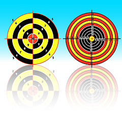 Image showing targets for practical pistol shooting