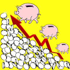 Image showing The  financial growth Concept Illustration