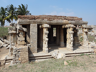 Image showing temple remains around Hampi