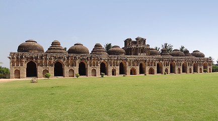 Image showing Elephant stables at Vijayanagara