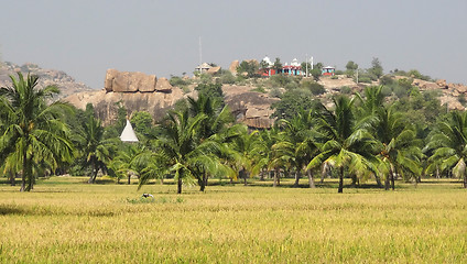 Image showing scenery around Hampi