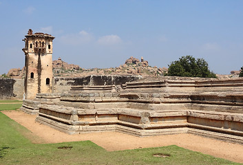 Image showing watchtower at Vijayanagara