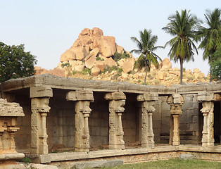 Image showing AchyutaRaya Temple at Vijayanagara