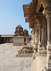 Image showing Krishna Temple at Hemakuta Hill