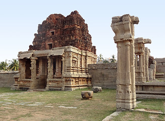 Image showing AchyutaRaya Temple at Vijayanagara