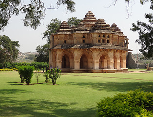 Image showing temple at the Cacred Center of Vijayanagara