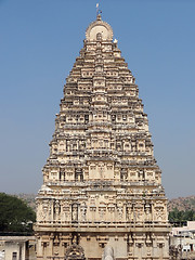 Image showing Virupaksha Temple at Vijayanagara