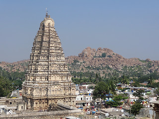 Image showing Virupaksha Temple at Vijayanagara