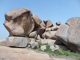 Image showing Hemakuta Hill at Vijayanagara