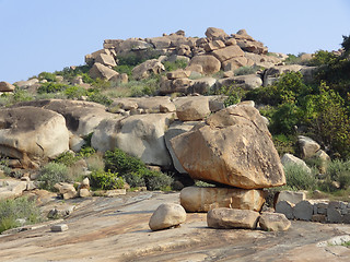 Image showing scenery around Hampi