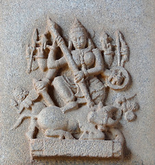 Image showing temple detail around Hampi