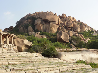 Image showing scenery around Hampi
