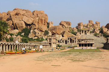 Image showing temple remains around Hampi