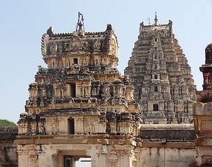 Image showing Virupaksha Temple at Vijayanagara