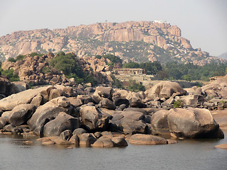 Image showing scenery around Hampi