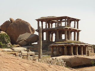 Image showing Hemakuta Hill at Vijayanagara