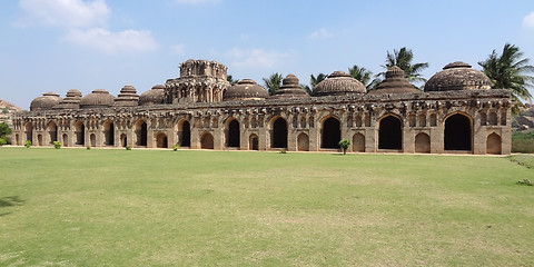 Image showing Elephant stables at Vijayanagara