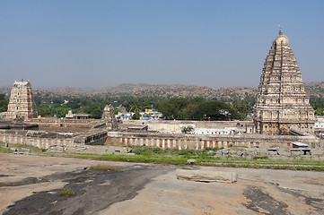 Image showing Virupaksha Temple at Vijayanagara