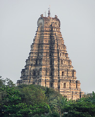 Image showing Virupaksha Temple at Vijayanagara