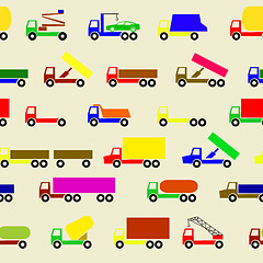 Image showing  Cars, vehicles. Car body. Seamless wallpaper.