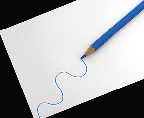 Image showing Bblue Pencil