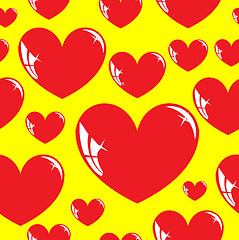 Image showing Seamless wallpaper, heart. 