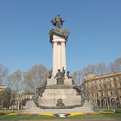 Image showing Vittorio Emanuele II statue