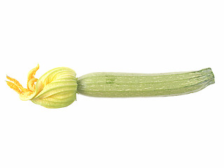 Image showing Courgettes zucchini