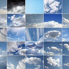 Image showing Blue sky collage