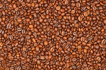 Image showing background brown coffee