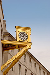Image showing Gold Coloured Clock