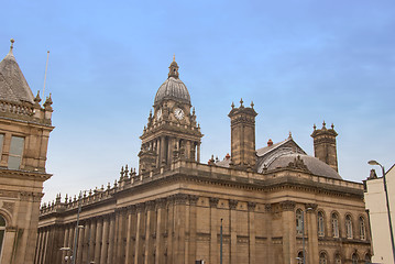 Image showing Leeds Town Hall Rear View