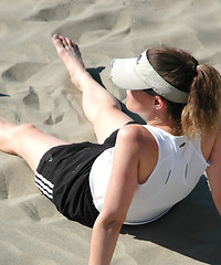 Image showing On the beach