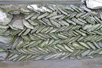 Image showing Dry Stone Wall in Cornwall