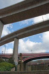 Image showing North Bridge and Flyovers