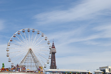 Image showing Fairground Wheel and Pier6