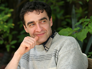 Image showing Mature man smiling