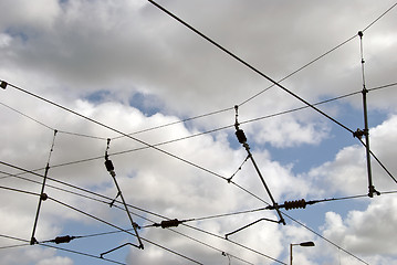 Image showing Railway Overhead Wiring