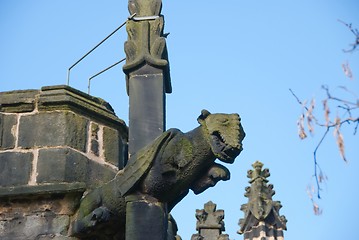 Image showing Gargoyle on Halifax Minster Church2