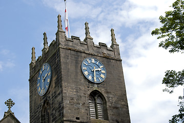 Image showing Haworth Church Clocktower