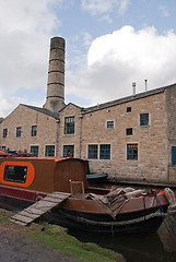 Image showing Mill and Barges