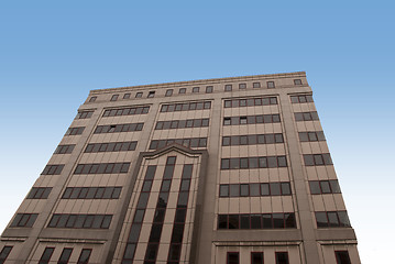 Image showing Brown Stone Office Block