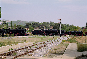 Image showing Preserved Turkish Steam Locos