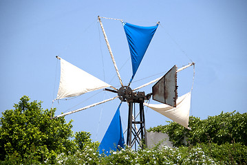 Image showing Greek Windmill