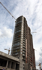 Image showing skyscraper construction