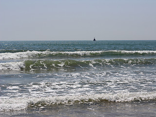 Image showing  ship on the ocean gorozonte